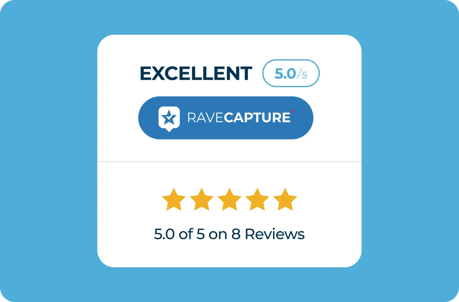 TrustBadge Widget RaveCapture TrustBadge Widget